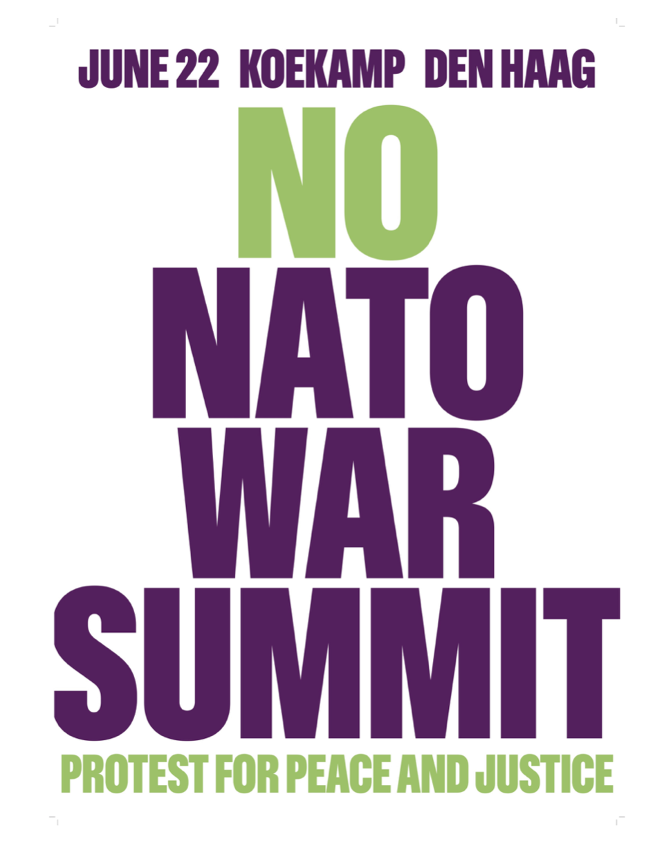 21. + 22. Juni 2025: NATO – Gegengipfel, Den Haag
