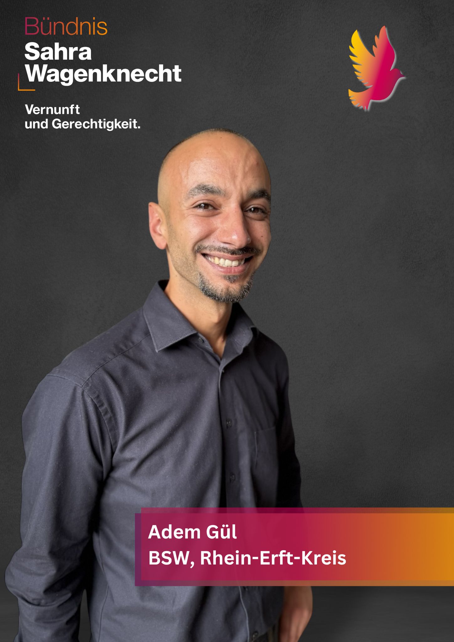 Porträtfoto von Adem Gül