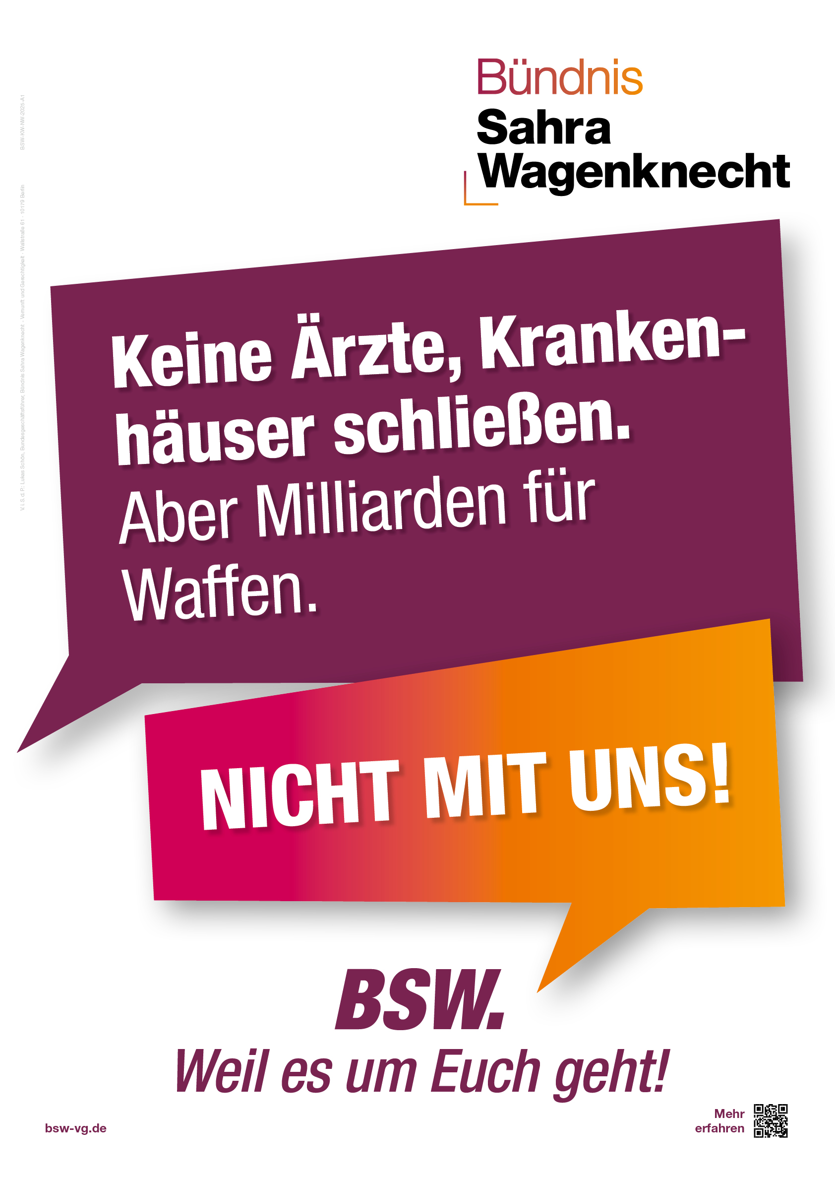 Plakat zum Thema Gesundheitsversorgung